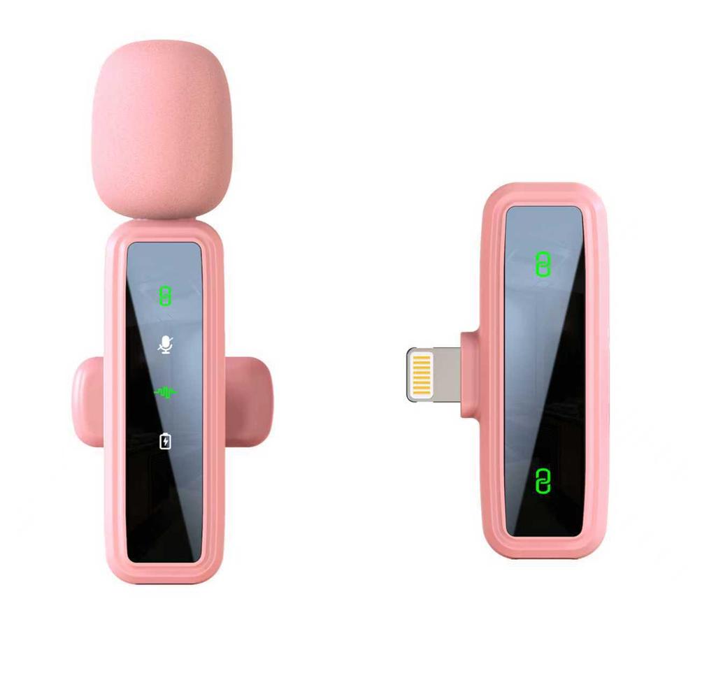 J86 Dual Wireless Lapel Microphone - Noise Reduction for Live Broadcasts