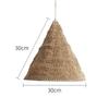 Handmade Weave Jute Rope Lampshade Bohemian Style Hanging Lamp Shade For Home Restaurant Pendant Light Cover Decorations