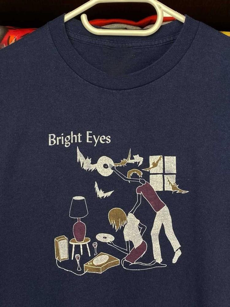 Bright Eyes Indie Band Navy Tour Tee Heavy Cotton Shirt GE505 Unisex T-Shirt XXXXL