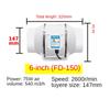 4/5/6 inch 220V Exhaust Fan Home Silent Inline Pipe Duct Fan Bathroom Extractor Ventilation Kitchen Toilet Wall Air Ventilator