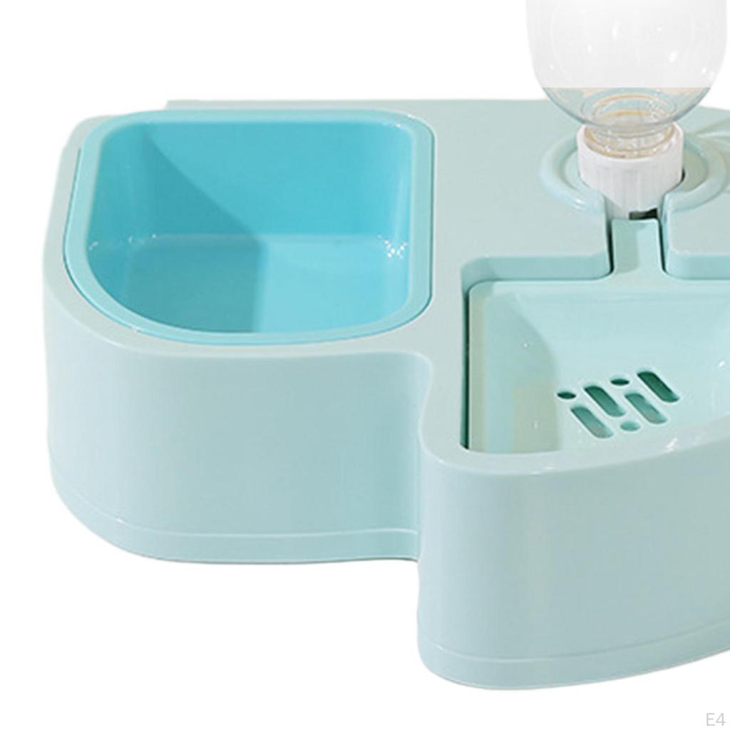 Bowls - Easy Clean 2-in-1 Water and Food Bowl Set for Small Pets