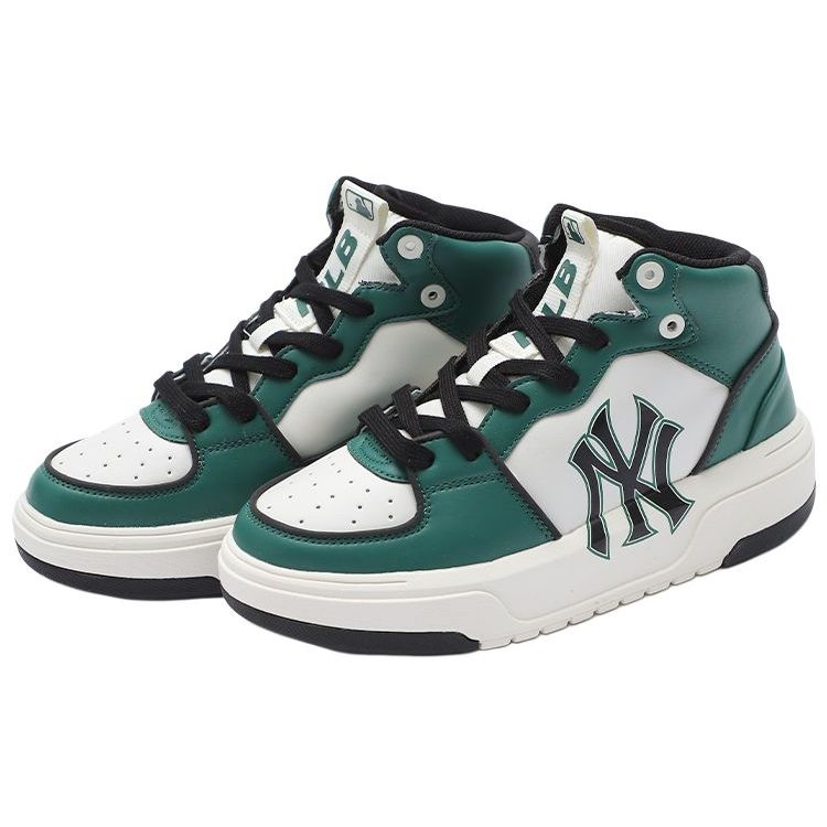 MLB Chunky Liner High Top Skate Shoes Unisex Skate Shoes Green 3ASXCB12N-50GND