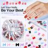 Color Streamer Resin Bow Mixed Nail Art Trinkets Mobile Phone Case Accessories Work In Progress Diy Accessories
