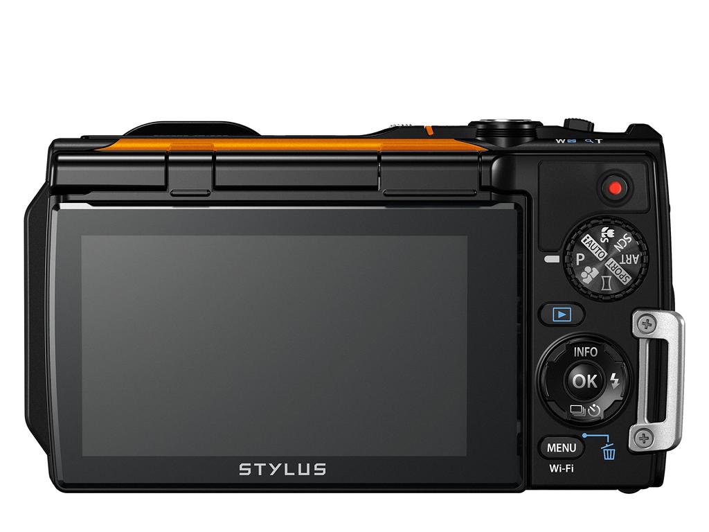 OLYMPUS STYLUS Tough Digital Camera Waterproof To Adjustable LCD Monitor TG-860 (Orange), 15m, (TG-860 ORG)