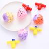 Strawberry Plastic Luminous Gyroscope Set For Kids Outdoor Toys Durable Gift