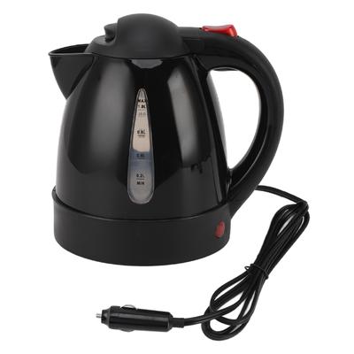 250W Taşınabilir Araba Elektrikli Kettle Çakmaklık ile Yolculuk 24V Kamyon Isıtmalı Su Çay