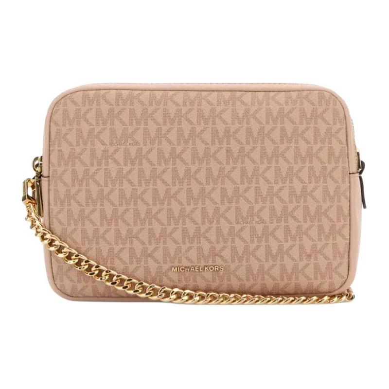 MICHAEL KORS Bryant Logo Canvas Shoulder Bag Regular Women s Beige бежевый