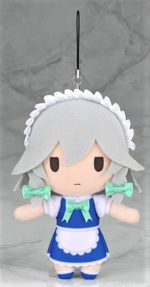Touhou Mini-Plüschtier Izayoi Sakuya Geschenk Offizieller Merchandise mit Band und Sicherheitsnadel