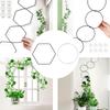 Practical Vine Climbing Lattice Small Potted Plant Metal Trellis Set Climbing Vine Support for Garden Decoration