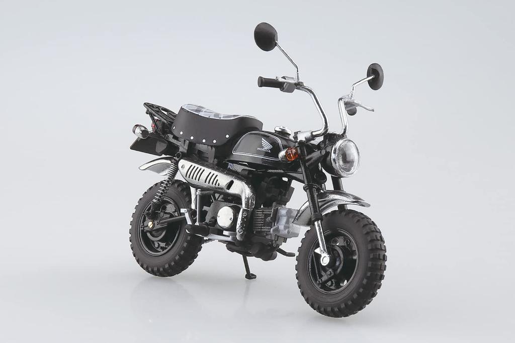 Aoshima Bunka Kyozai (AOSHIMA) Skynet 1/12 Scale Complete Honda Monkey Limited Black Motorcycle
