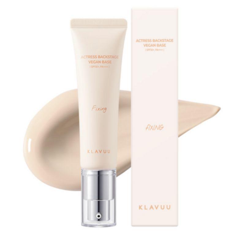 KLAVUU Actress Backstage Vegan Base Fixing SPF50+ PA++++ 30ml – Tone-Up Makeup Base & Sunscreen