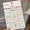 Japanese Style Decorative Star & Flower Nail Stickers - Cute 5D Micro-Engraved Design
