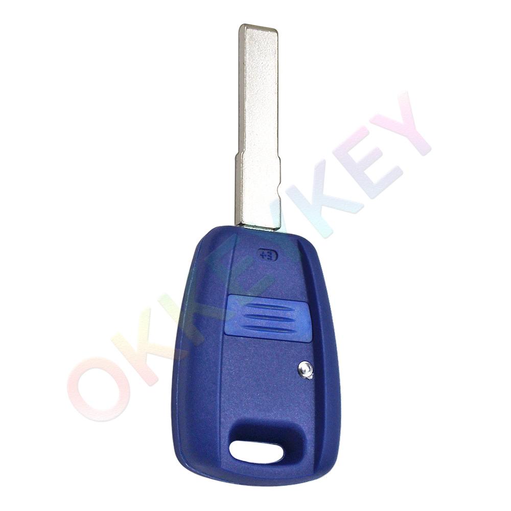 Ecusells 1 Button Remote Car Key Fob 433MHz with ID48 Chip for Fiat Doblo Albea Palio Punto 2005 2006 2007 2008 P/N: 71744151