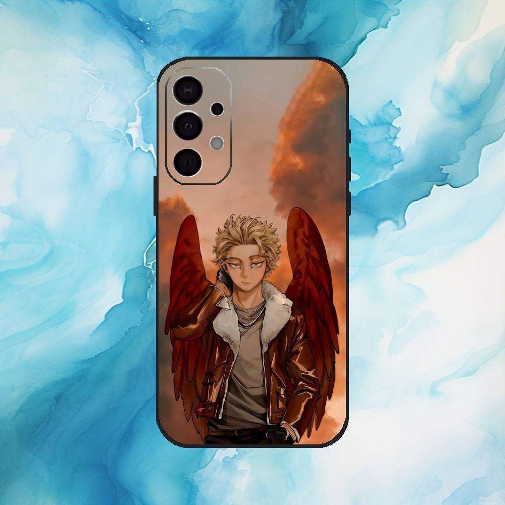 Hawks BNHA M-MHA Phone Case For Samsung S25,S24,S21,S22,S23,S30,Ultra,S20,Plus,Fe,Lite,Note,10,9,5G Black Cover Samsung S30plus5G