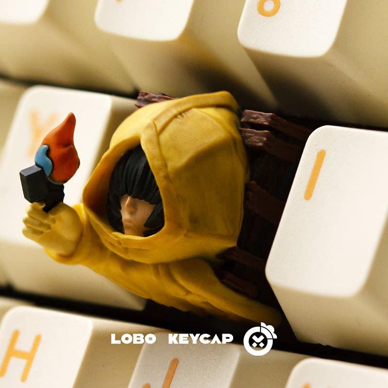 New Anime Little Nightmares Series Personalization Mechanical Keyboard Light-Transmitting Workmanship Keycap Esc Periphery Gifts