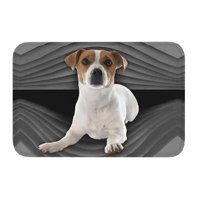 Van Gogh Starry Night Art Style Dog Living Room Door Mat Carpet Classic Painting Beret Dog Pattern Anti-slip Rug for Home Decor