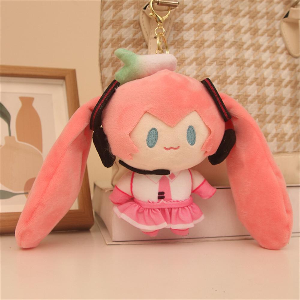 Hatsune Miku Stretch 15Cm Soft Animal Great Gift Plush Pendant Keychain Doll Figure