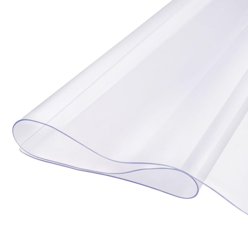PVC Table Protector 40x60 Inch Clear Plastic Desk Protector 2.0mm Thick
