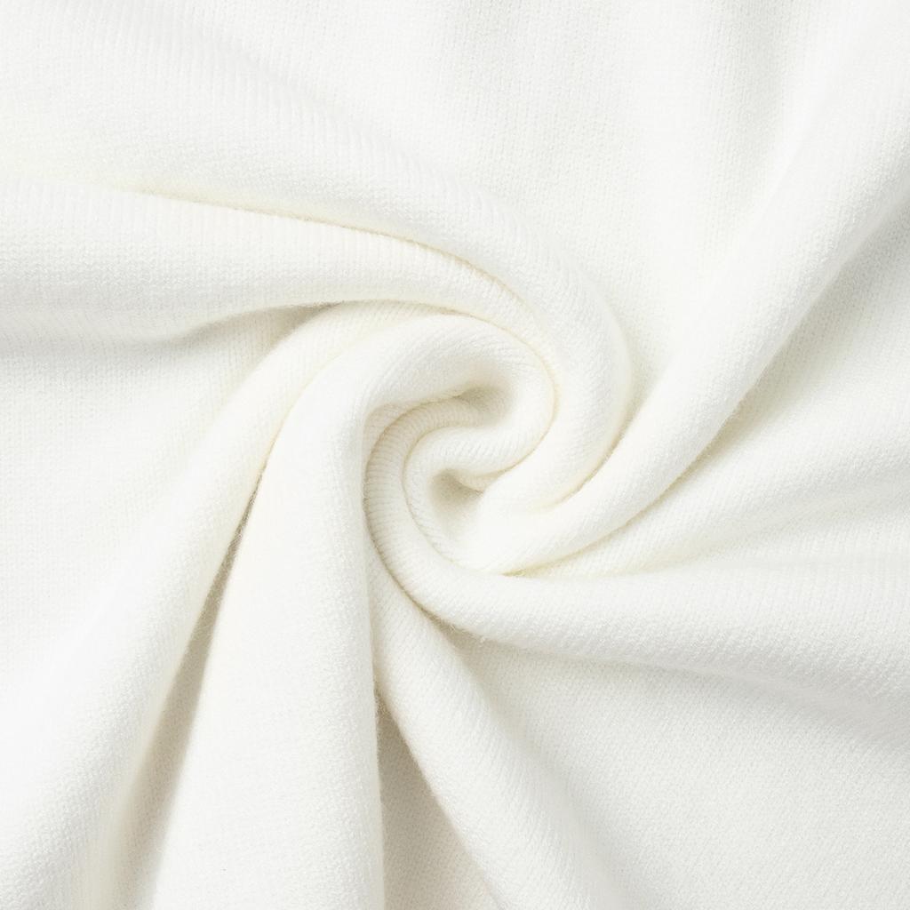 Round Neck Sweater for Women Autumn Winter Loose Pullover Sweater Simple Solid Colour Knitwear Luxurious Relaxed-fit Slimming and Versatile Top