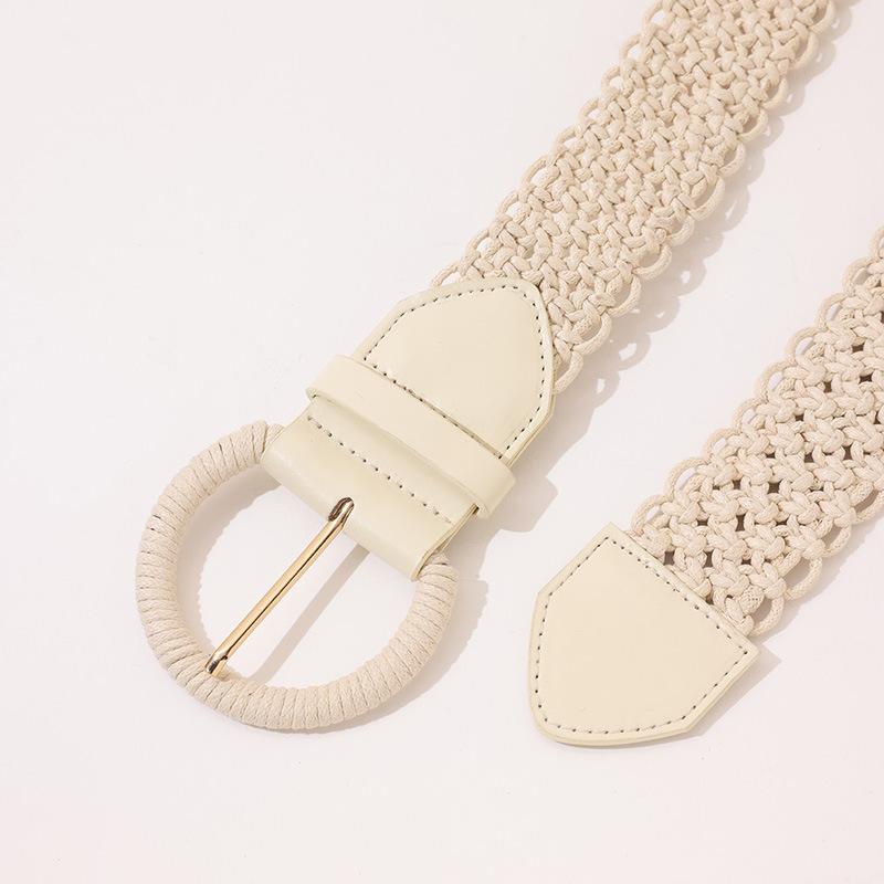 Bohemian Belt Ethnic Style Belt Hand-woven New Women's Belt Heavy Industry Waist Rope Spring and Summer Women's Belt