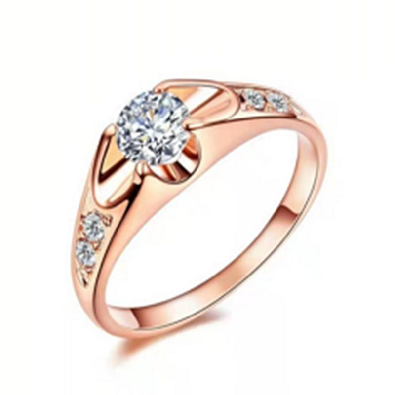 

Популярное обручальное кольцо для помолвки 2 цветов с изящным сверкающим цирконом AAA+ и хрустальным стразом для женщин, подарок на вечеринку 6