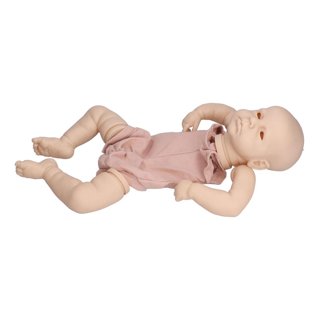 20Inch Reborn Doll Kit Lifelike Soft Touch Vinyl Reborn Baby Doll Kit with Cloth Body