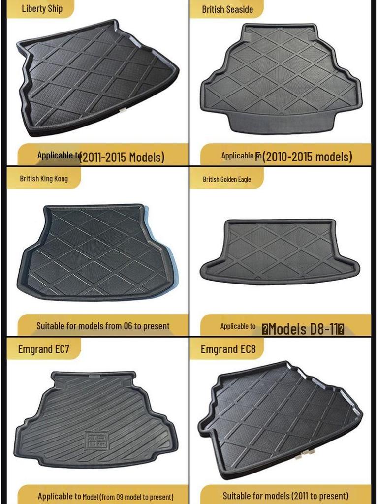 Compatible with Geely Emgrand GLEC8, Binyue GX7, Englon King Kong, Free Cruiser, Haijing 17, Vision S1, X3, and Lynk & Co 01 models.
