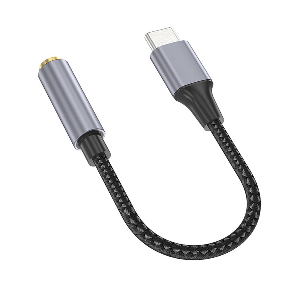 15cm Type C to 3.5mm Audio Adapter Cable for Huawei Honor Xiaomi iPhone 15 Series Headphone Converter 15cm