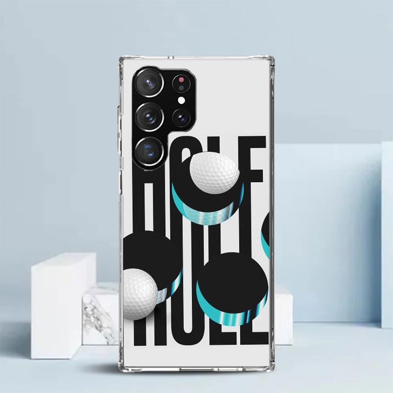 Modern Golf Sports Soft Cover for Samsung Galaxy S25 Edge S26 S24 S23 Ultra Phone Case S22 S21 Plus S20 FE Print Pattern Shell G