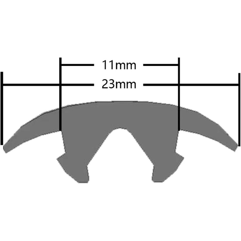 Universal The Car Roof Rack Crossbar Sealing Rubber Strip Reduce Wind Resistance and Noise Used Compatible with