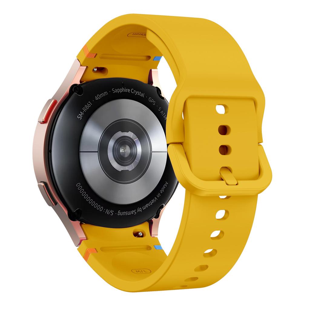 20mm Silicone Watch Strap For Samsung Galaxy Watch 7/6/5/4 44mm 40mm Bracelet Galaxy Watch 6 classic 5 pro 45mm 47mm 43mm Band