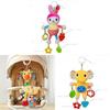 Infant Car Seat Hanging Toy With Plush Material And Interactive Sound For Newborns