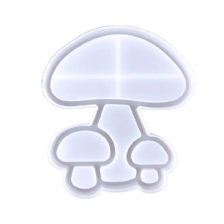 

DIY Jewelry Storage Tray Mould Cute Mushroom Shape Plate Resin Casting Mould 1 чистый