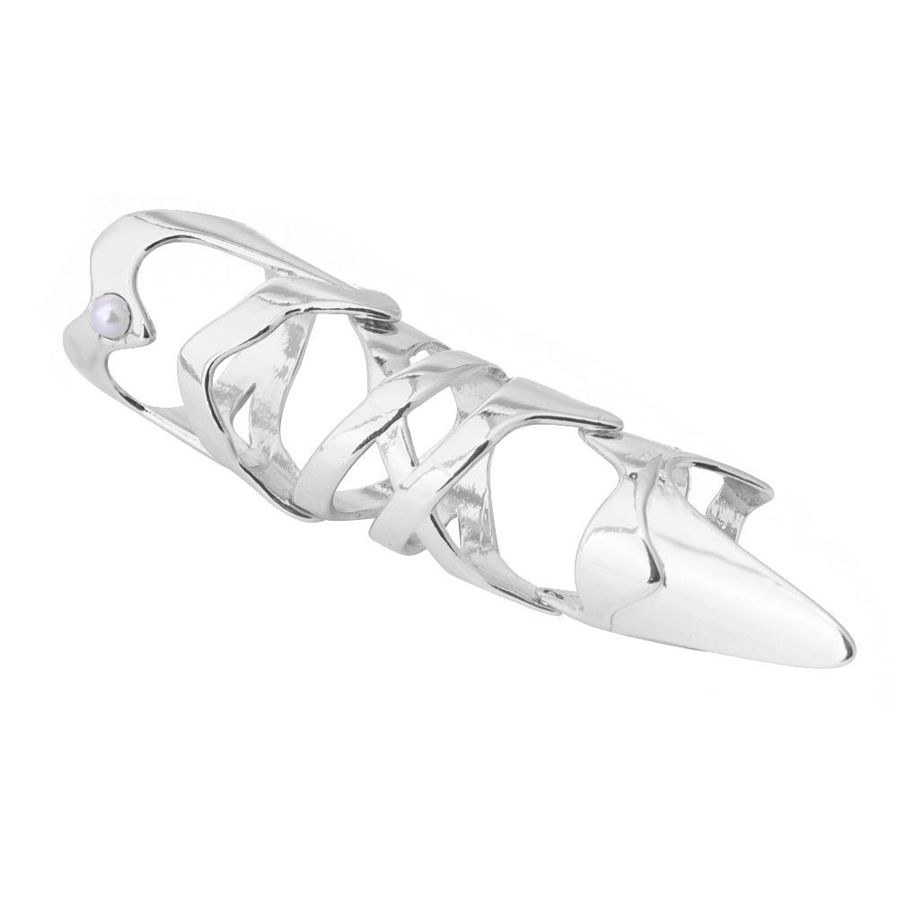 Punk-Stil Perlenring Tragbarer Nagelgelenk-Schutz Unisex Modeschmuck