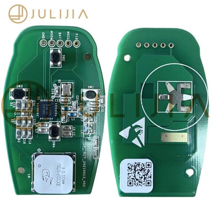 JULIJIA Original for Leapmotor S01 T03 C11 C01 Car Smart Remote Key ID4a Chip 433Mhz Car Remote Key Keyless Smart Key