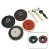 Grinder Flap Polishing Kit Disc Buffing Accessories Workshop Equipment Nylon Cloth Wool Metal Rod Stainless Steel