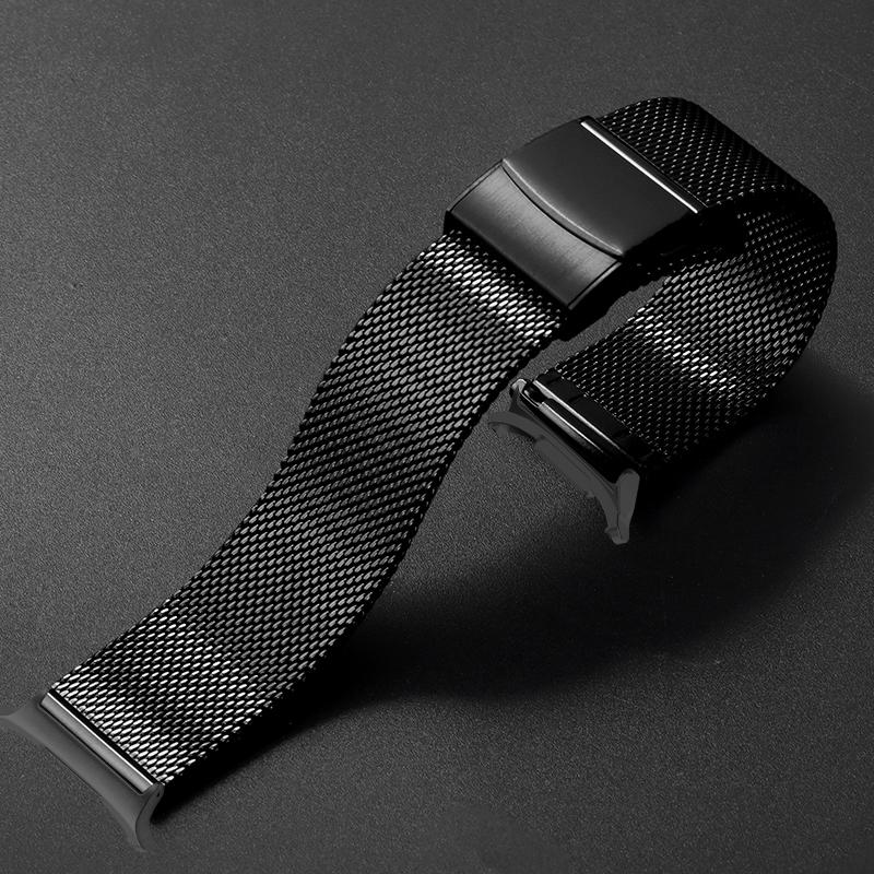 New Stainless Steel Strap for Samsung Galaxy Watch Ultra 47mm No Gap Watchband for Galaxy Watch 7 47mm Replacement Bracelet