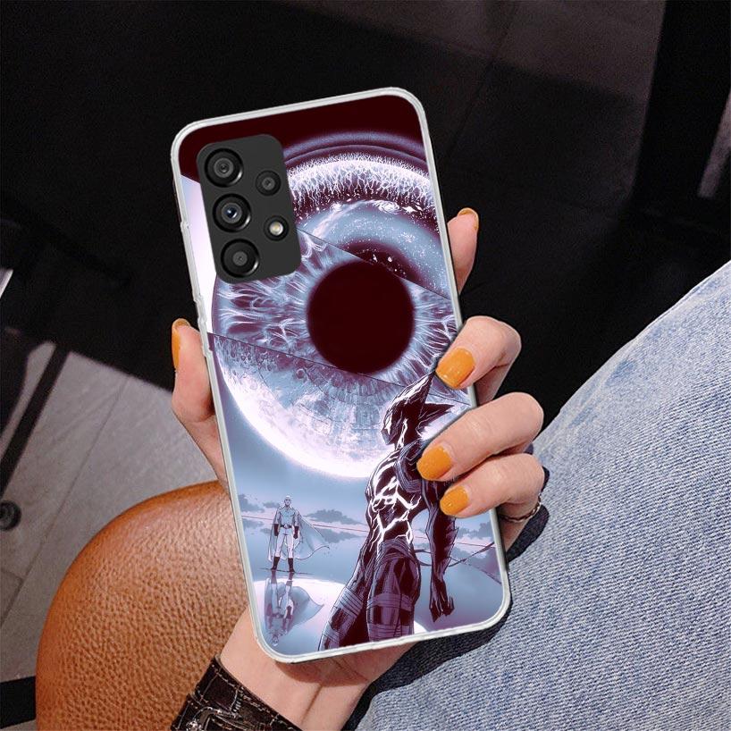 One P-Punch-Man Garou Phone Case For Samsung Galaxy A52 A32 A22 A12 A51 A31 A50S A30S A20S A10S Note 20 Ultra 10 Plus S10 A72 A7