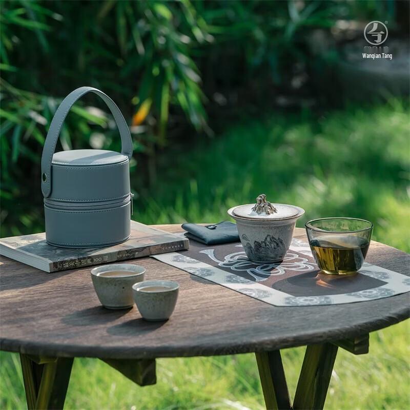 Edenus Dunhuang Co-branded Portable Ceramic Travel Tea Set