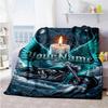 Harley-davidson Motorcycles Customize Your Name Blanket Cozy Customizable Blanket Soft Warm Cozy Versatile for Chair Sofa Bedding Nap