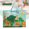Hot Sale Large Capacity Waterproof Oxford Cloth Cartoon Kids Quilt Storage Bag For Clothes Quilts