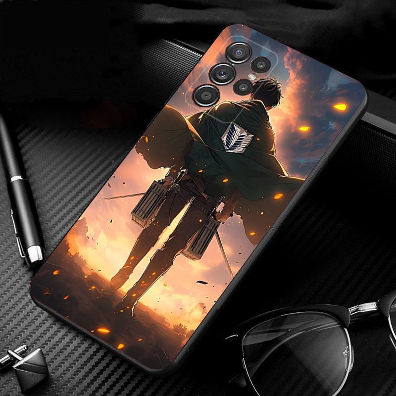 Levi Ackerman Phone Case For Samsung Galaxy S25 S24 S23 S22 S21 Ultra S24 S23 S22 S21 S25 Plus S24 S20 FE