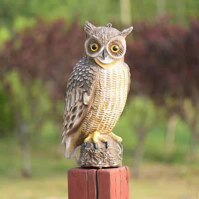 Eulen-Ornamente, Dekoration, Halloween, Outdoor-Kunst zu Hause, Skulptur