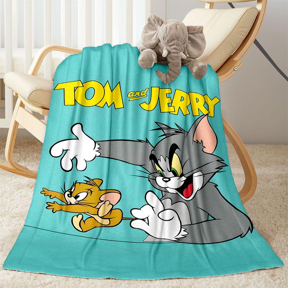 Tom And Jerry Adventure Suitable blanket for offices, travel, living rooms also a good gift for friends and family Suitable for all seasons.