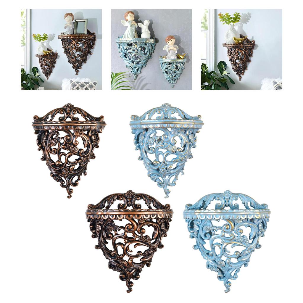 Shelves in European Style, Decorative Antique Bracket, Sculpture, Shelf, Display Shelves, Organizer