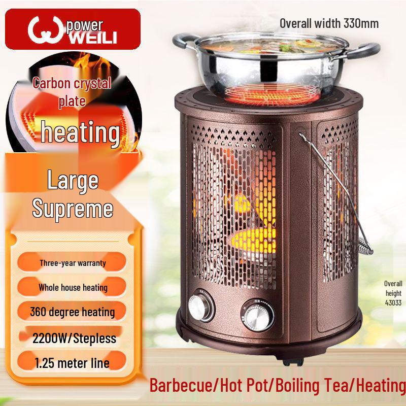 Multifunctional Energy-Saving Electric Heater Oven for Indoor Use