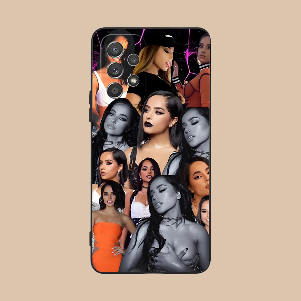 Fashion Becky G Matte TPU Mobile Phone Case for Samsung Galaxy A56 55 54 53 52 51 36 35 34 23 16 15 5G Colorful Cover