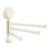 Rotating Multi-Bar Wall Mounted Drying Rack Suction Cup Kitchen Towel Holder Storage Organizer Bathroom Clothes Hanger