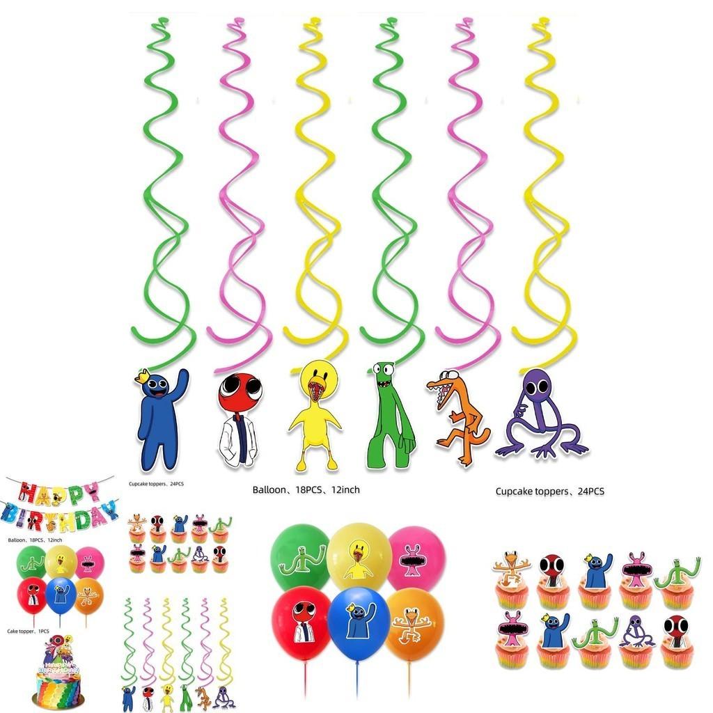 Vibrant Roblox Rainbow Friends Birthday Party Decorations Supplies Kit For Kids