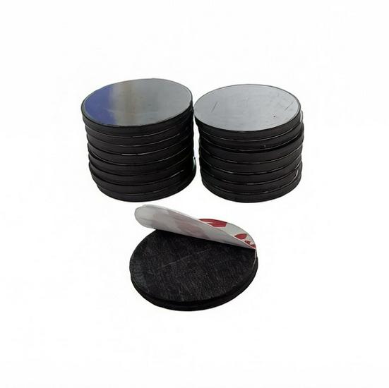 Thick Round Magnetic Refrigerator Stickers - Strong Self-Adhesive Whiteboard Dots